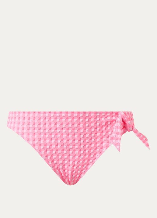 Marie Jo Mary Lynn bikinislip met print en structuur - voorkant 3 roze
