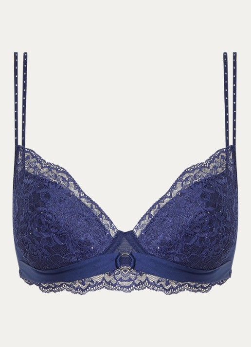 Marie Jo Musea push-up bh uitneembare pads - voorkant 4 donkerblauw