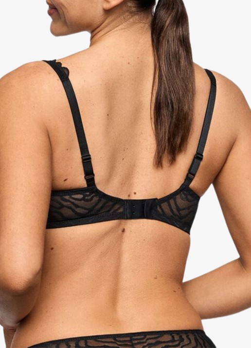 Marie Jo Nillo push-up bh met uitneembare vulling - achterkant 5 zwart