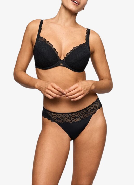 Marie Jo Nillo push-up bh met uitneembare vulling - voorkant 2 zwart