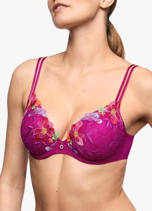 Marie Jo Odilly voorgevormde beugel bh met mesh - detail 4 roze