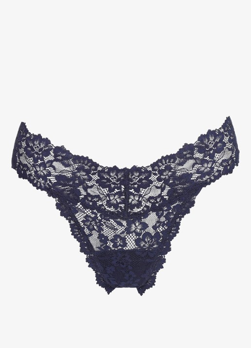 Marie Jo Soft Studio string van kant - voorkant donkerblauw