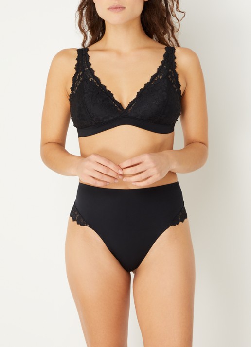 Marie Jo Soft Studio voorgevormde bralette - voorkant 2 zwart