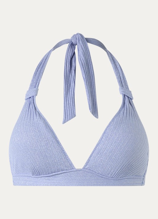 Marie Jo Tinjis voorgevormde halter bikinitop met lurex