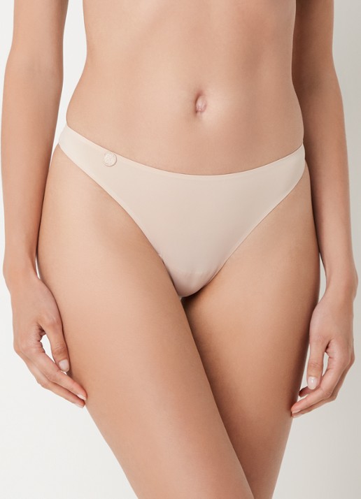 Marie Jo Tom string met borduring - detail 11 donkerbeige