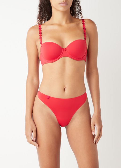 Marie Jo Tom string - voorkant 2 steenrood