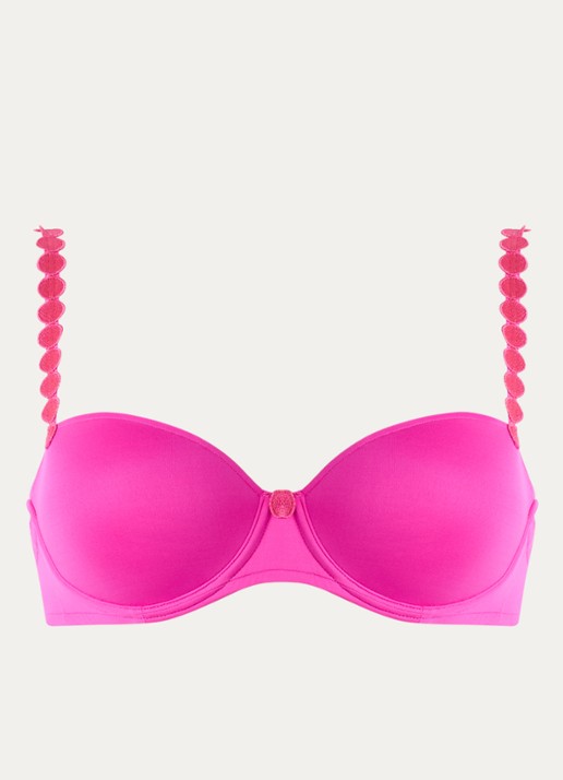 Marie Jo Tom voorgevormde balconette bh met beugel - voorkant fuchsia