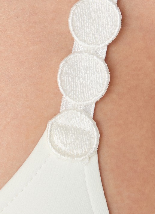 Marie Jo Tom voorgevormde bh - hartvorm - detail 6 gebroken wit