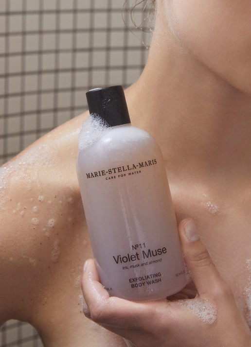 Marie-Stella-Maris Exfoliating Violet Muse Shower Gel - douchegel - voorkant 5 undefined
