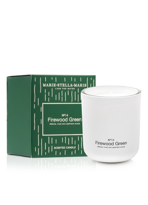Marie-Stella-Maris Firewood Green geurkaars 300 gram