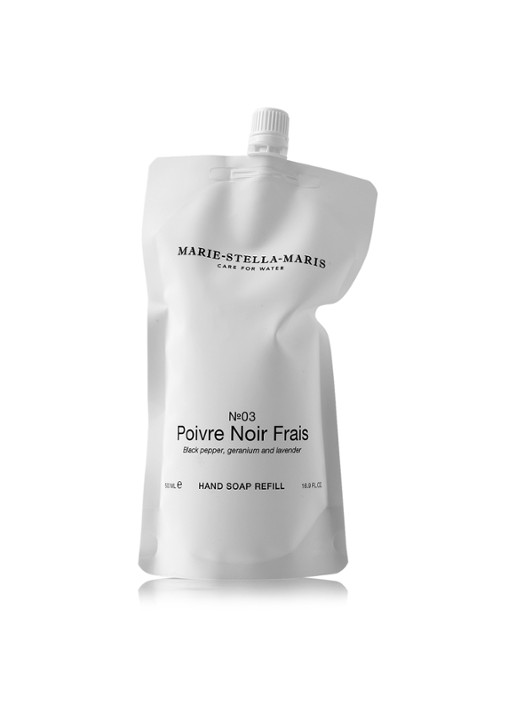 Marie-Stella-Maris No.03 Poivre Noir Frais handzeep navulling 500 ml