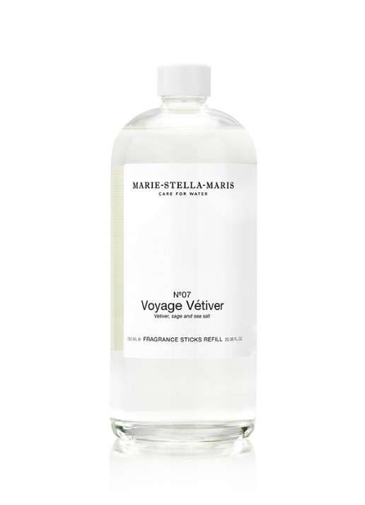 Marie-Stella-Maris No. 07 Voyage Vétiver Fragrance Sticks - geurstokjes navulling 750 ml