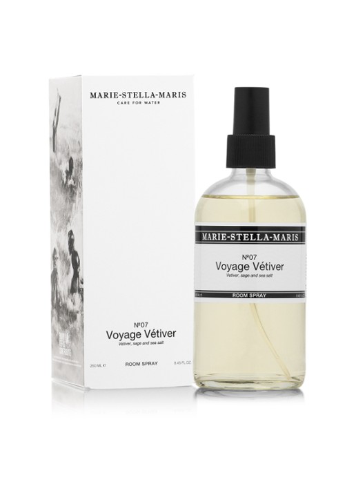 Marie-Stella-Maris No.07 Voyage Vétiver huisparfum 250 ml - detail wit