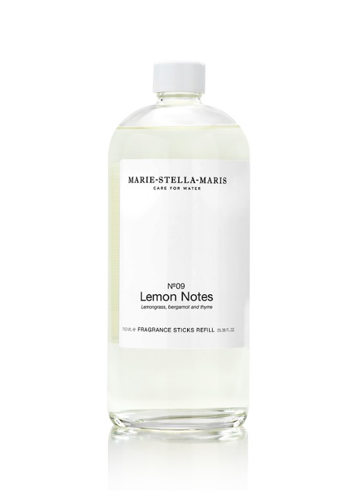 Marie-Stella-Maris No. 09 Lemon Notes Fragrance Sticks - geurstokjes navulling 750 ml