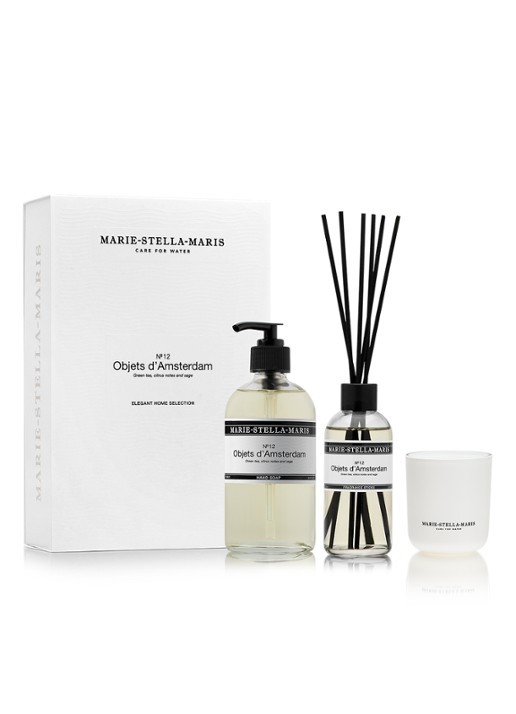 Marie-Stella-Maris Objets d'Amsterdam Elegant Home Selection - geuren- en verzorgingsset - voorkant transparant