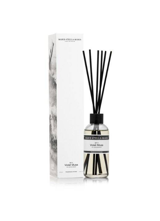 Marie-Stella-Maris Violet Muse geurstokjes 100 ml - detail 4 transparant