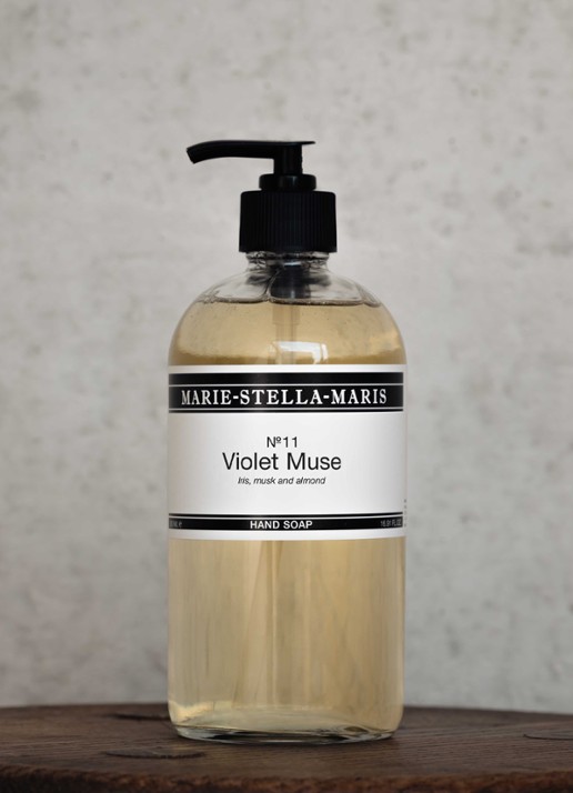 Marie-Stella-Maris Violet Muse - handzeep 500 ml - voorkant 4 transparant