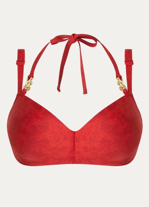 Marlies Dekkers Acapulca bikinitop met print - voorkant rood