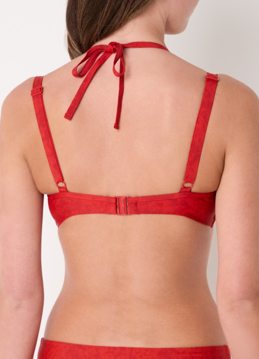 Marlies Dekkers Acapulca bikinitop met print - achterkant 3 rood