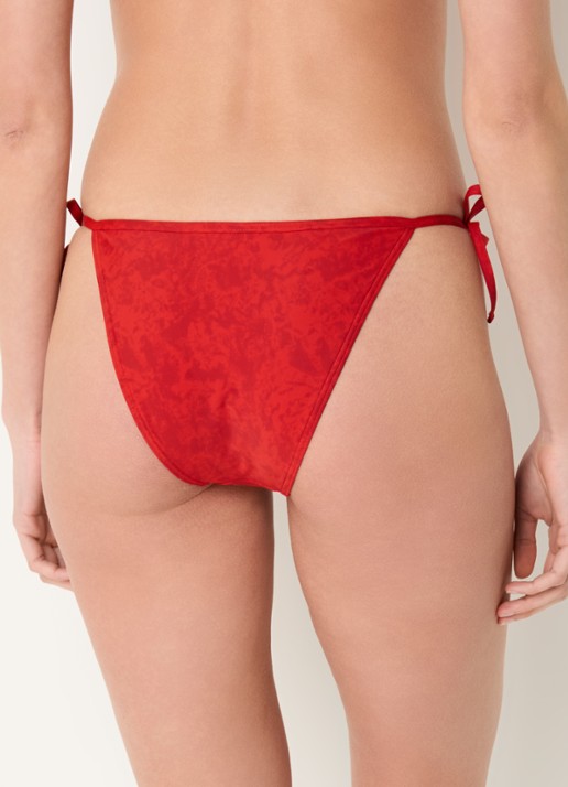 Marlies Dekkers Acapulco  tanga bikinislip met print - achterkant 5 rood