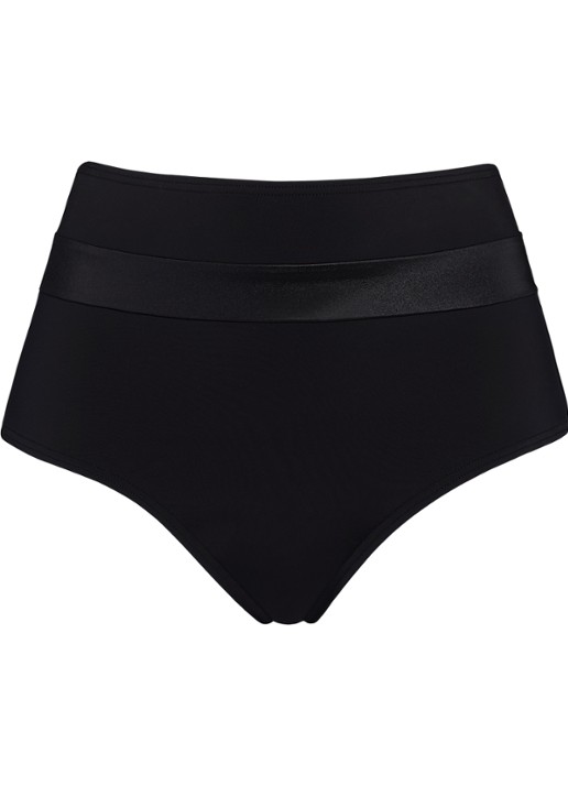 Marlies Dekkers Cache Coeur high waist bikinislip - voorkant 3 zwart