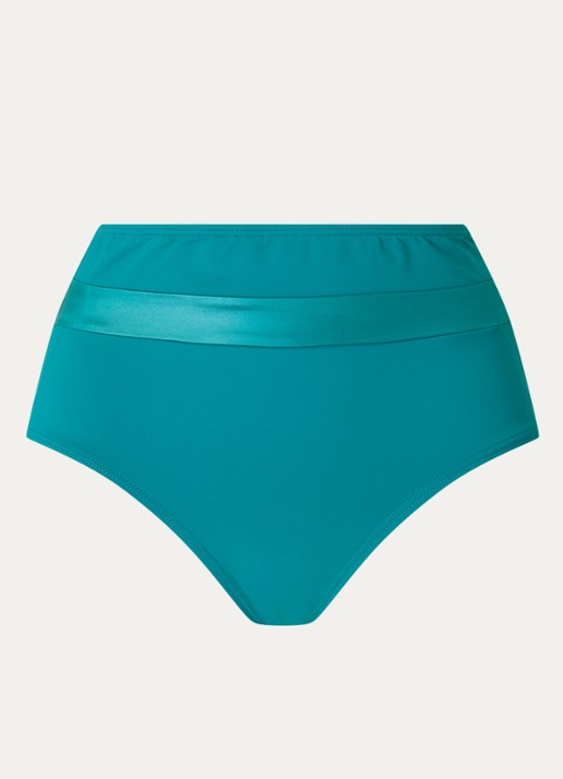 Marlies Dekkers Cache Coeur high waisted bikinislip - voorkant 3 zeegroen