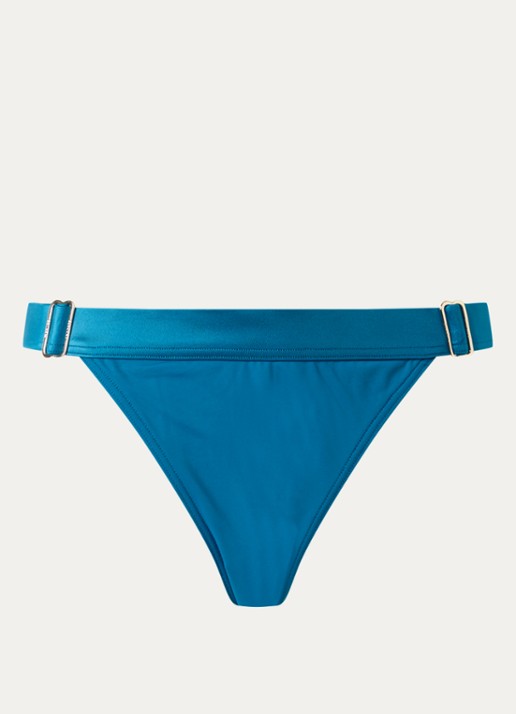 Marlies Dekkers Cache Coeur tanga bikinislip met verstelbare band - voorkant 2 petrol
