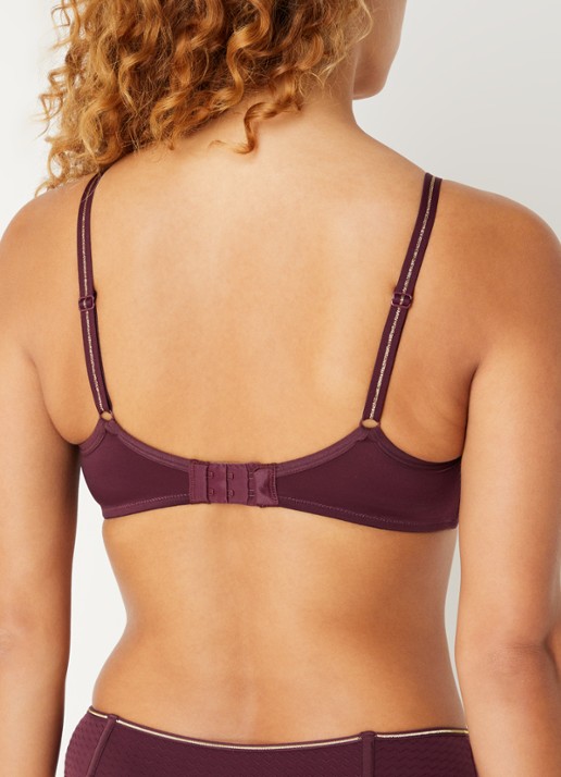 Marlies Dekkers Dame De Paris beugel bh - achterkant 3 bordeauxrood