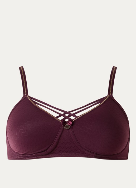 Marlies Dekkers Dame De Paris beugel bh - voorkant 4 bordeauxrood
