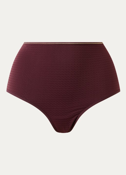 Marlies Dekkers Dame De Paris high waisted slip - voorkant 4 aubergine