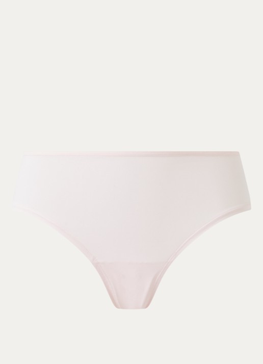 Marlies Dekkers Dame De Paris shorty met gekruiste banden - voorkant lichtroze