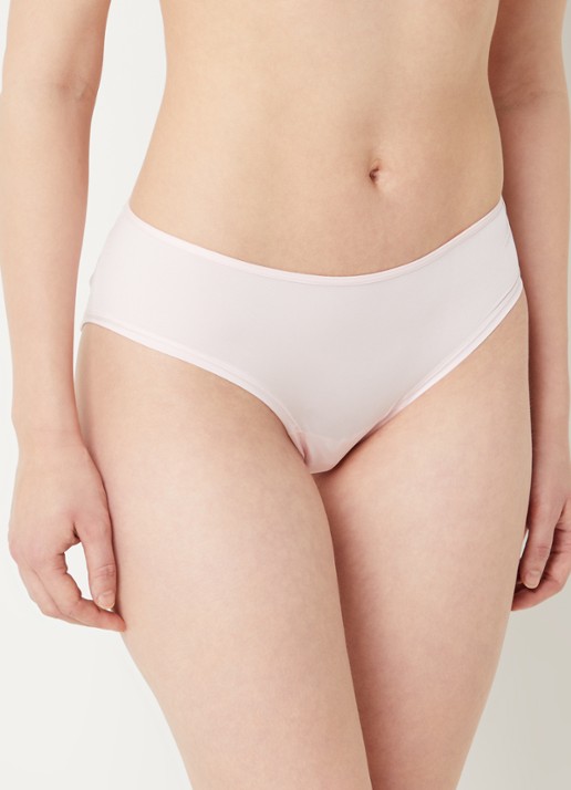 Marlies Dekkers Dame De Paris shorty met gekruiste banden - voorkant 2 lichtroze