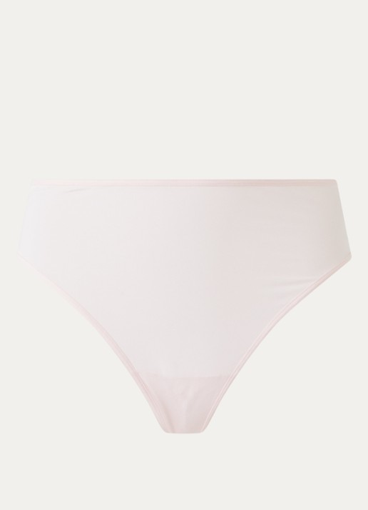 Marlies Dekkers Dame De Paris tanga met gekruiste banden - voorkant lichtroze