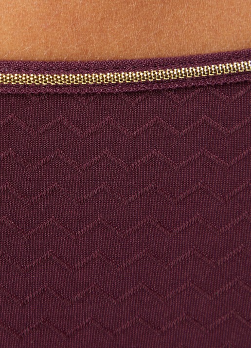 Marlies Dekkers Dame De Paris tanga - detail 2 aubergine