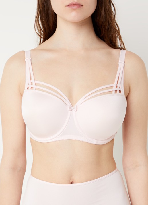 Marlies Dekkers Dame De Paris voorgevormde balconette bh  - voorkant 4 lichtroze