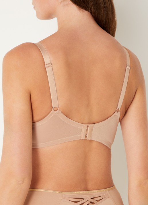 Marlies Dekkers Dame De Paris voorgevormde beugel bh - achterkant beige