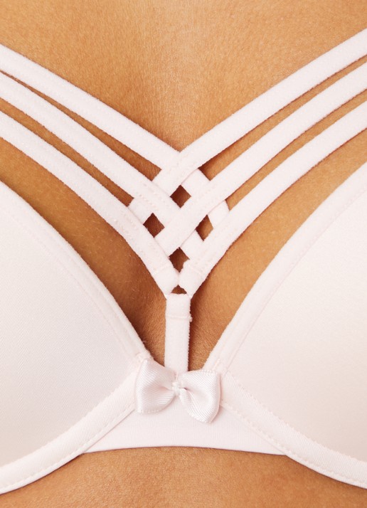 Marlies Dekkers Dame De Paris voorgevormde push-up bh  - detail 2 lichtroze