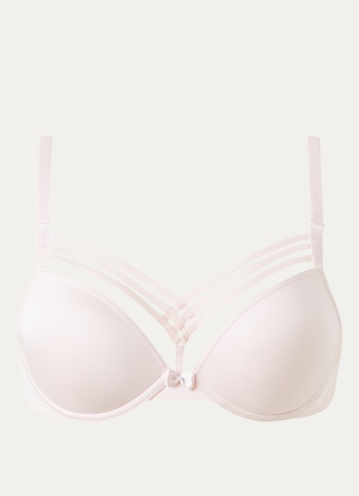 Marlies Dekkers Dame De Paris voorgevormde push-up bh  - voorkant 3 lichtroze