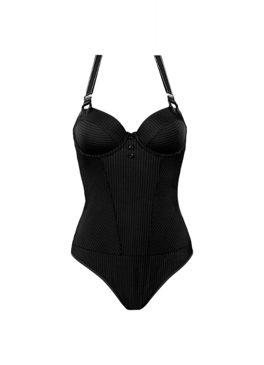 Marlies Dekkers Gloria stringbody - voorkant 2 zwart