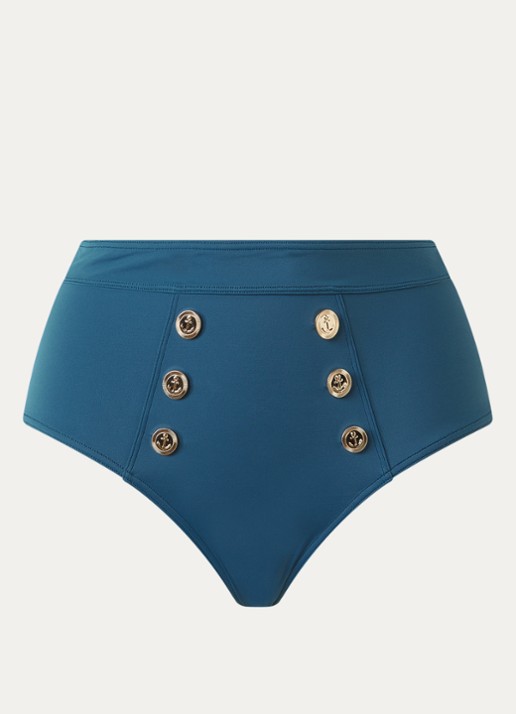 Marlies Dekkers High waisted hipster bikinislip met knoopdetail