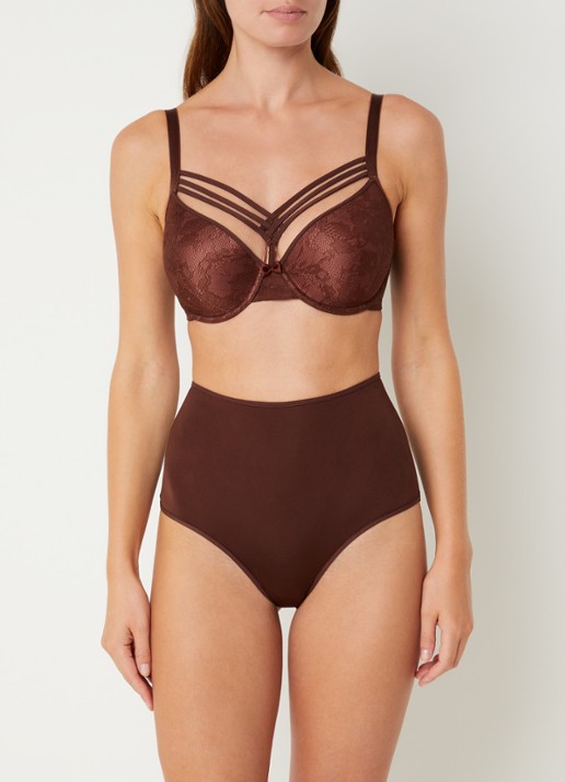 Marlies Dekkers High waisted slip met overlay van kant