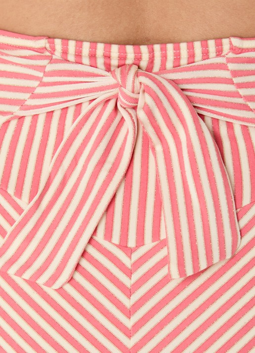 Marlies Dekkers Holi Vintage high waisted bikinislip met lurex - detail 5 koraalroze