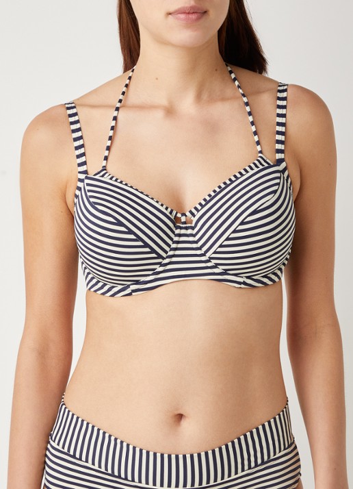 Marlies Dekkers Holi Vintage push-up bikinitop met streepprint