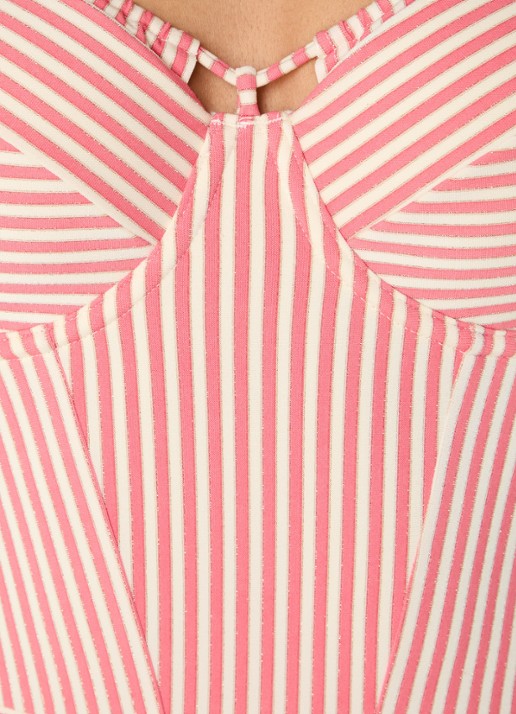 Marlies Dekkers Holi vintage voorgevormd badpak met beugelondersteuning - detail 5 donkerroze