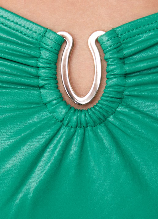 Marlies Dekkers Jet Set high waisted bikinislip - detail 5 groen