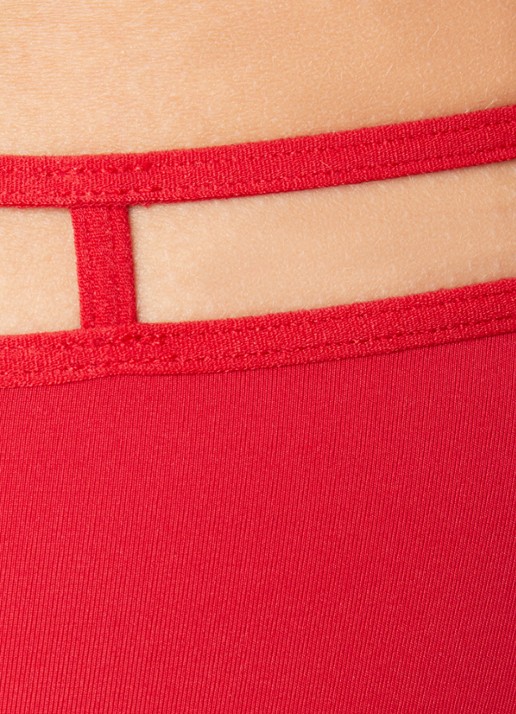 Marlies Dekkers Leading Strings slip - detail 4 rood