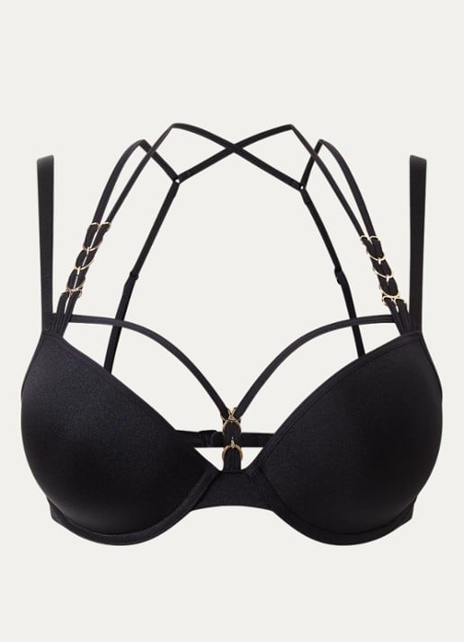 Marlies Dekkers Manjira push up bh - voorkant 2 zwart