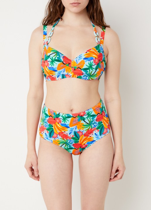 Marlies Dekkers Paradisa high waisted bikinislip met print