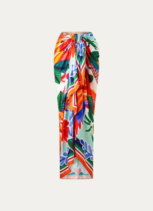 Marlies Dekkers Paradisa pareo met print 175 x 140 cm