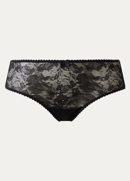 Marlies Dekkers Peekaboo slip van kant - voorkant 2 zwart
